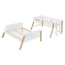 Ethan Single Over Double Bunk Bed with Single Trundle